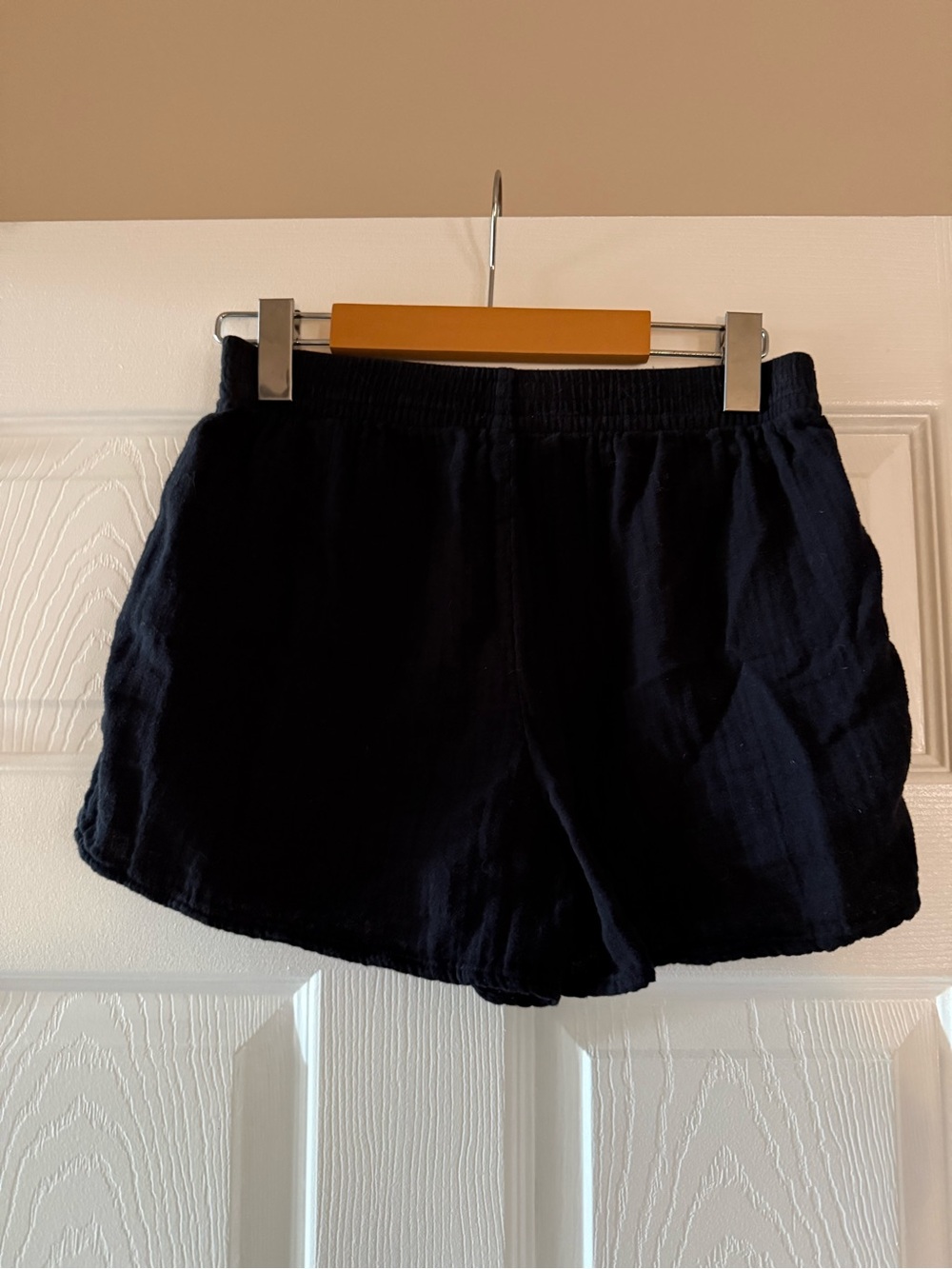 Wilfred Cotton Black Athletic Shorts with Elastic Waistband XS - Picture 3 of 6